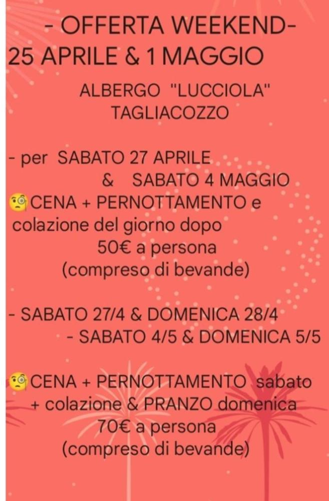La Lucciola Albergo Ristorante Тальякоццо Екстер'єр фото